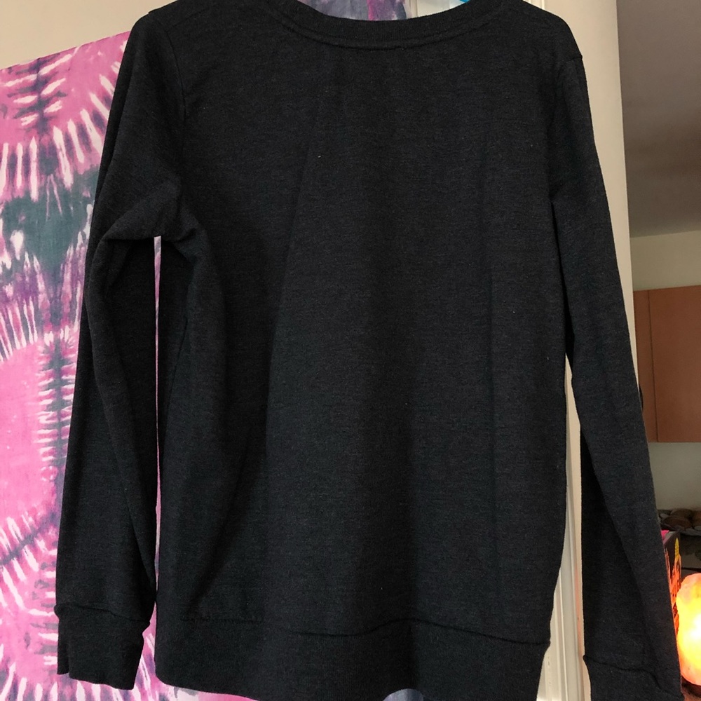 Dark grey sweatshirt